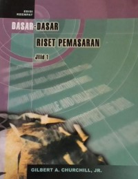 Dasar-Dasar Riset Pemasaran Jilid 1