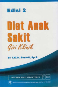 Diet Anak Sakit (edisi 2)