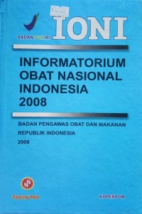 IONI (Informatorium Obat Nasional Indonesia) 2008