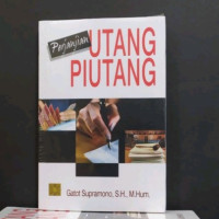 Perjanjian Utang Piutang