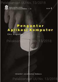 Materi Pokok Pengantar Apliaksi Komputer