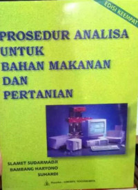 Prosedur Analisa untuk Bahan Makanan dan Pertanian