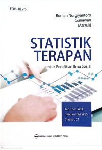 Statistik Terapan Untuk Penelitian Ilmu Sosial