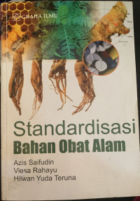 Standardisasi Bahan Obat Alam