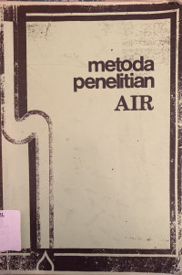 Metoda Penelitian Air