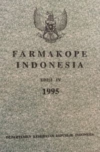 Farmakope Indonesia 1995