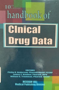 Handbook Of Clinical Drug Data