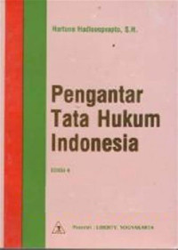 Pengantar Tata Hukum Indonesia